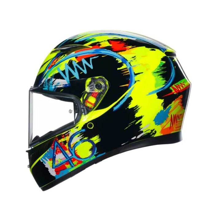 AGV KACIGA K3 ROSSI WINTER TEST 2019 - Slika 2
