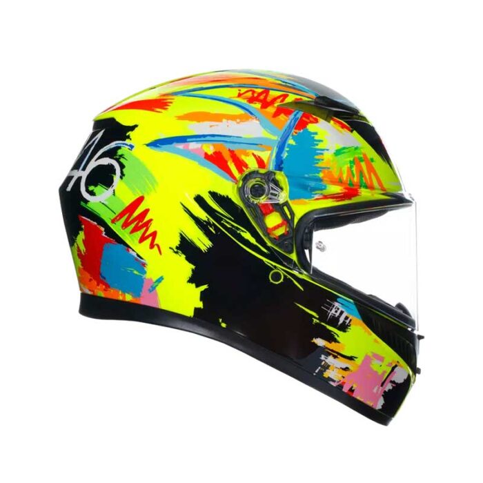 AGV KACIGA K3 ROSSI WINTER TEST 2019 - Slika 3