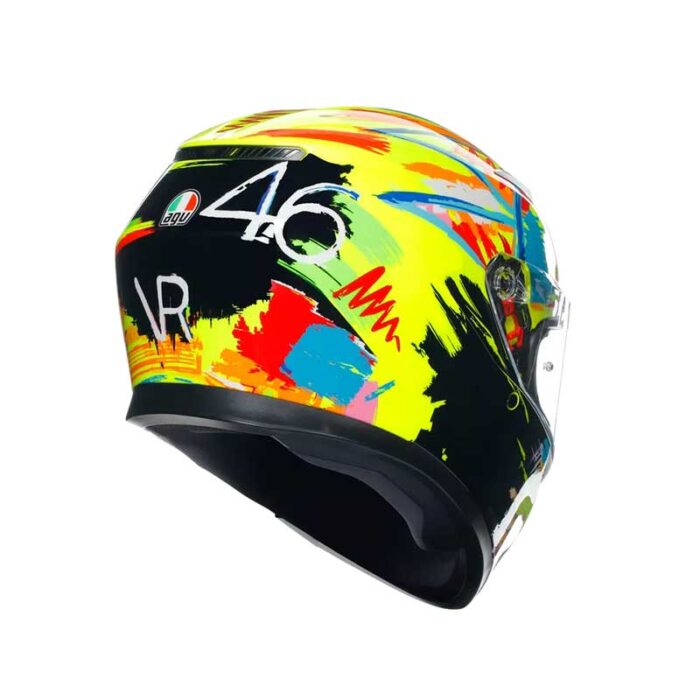 AGV KACIGA K3 ROSSI WINTER TEST 2019 - Slika 5