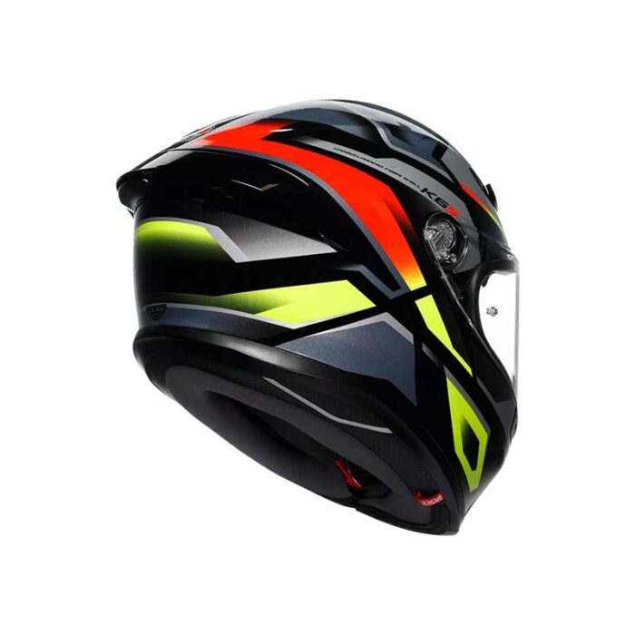 AGV KACIGA K6 S ERAZER CRN/CRV/FLU-ŽUT - Slika 5
