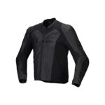 ALPINESTARS FASTER V3 AIRFLOW KOŽ JAKNA CRN/CRN