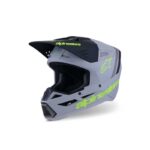 ALPINESTARS S-M3 RADIUM KACIGA MAT-SIV/CRN/FLU-ŽUT - Slika 4