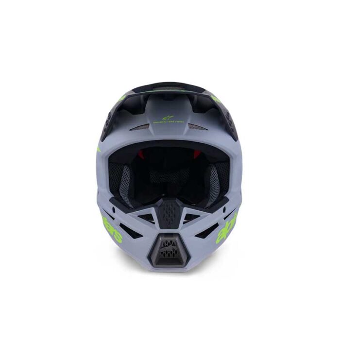 ALPINESTARS S-M3 RADIUM KACIGA MAT-SIV/CRN/FLU-ŽUT - Slika 5