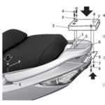 SHAD NOSAČ KYMCO XCITING 500 R/ABS
