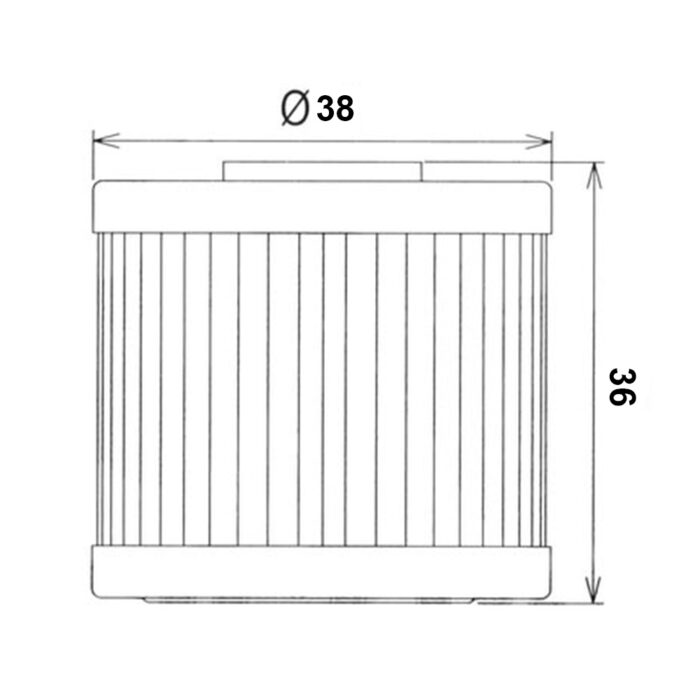 Filter ulja HF117 Hiflo - Slika 2