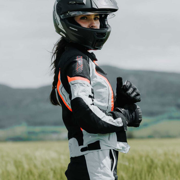 Jakna KHAO AIR crno crvena ženska MODEKA - Slika 4