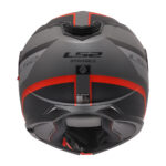 Kaciga LS2 Flip Up FF908 STROBE II MONZA crno sivo crvena - Slika 6