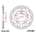 Lančanik zadnji JT JTR3-47 (525) 47 zuba - Slika 2