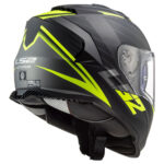 Kaciga LS2 Full Face FF800 STORM II NERVE mat crno žuta sa naočarima - Slika 4