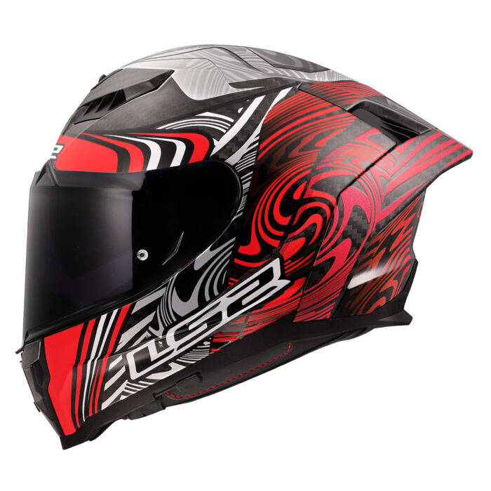 Kaciga LS2 Full Face FF807 DRAGON CARBON ENTHUM crvena - Slika 3