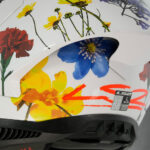 Kaciga LS2 Full Face FF805 THUNDER GP AERO CARBON FLOWERS bela - Slika 9