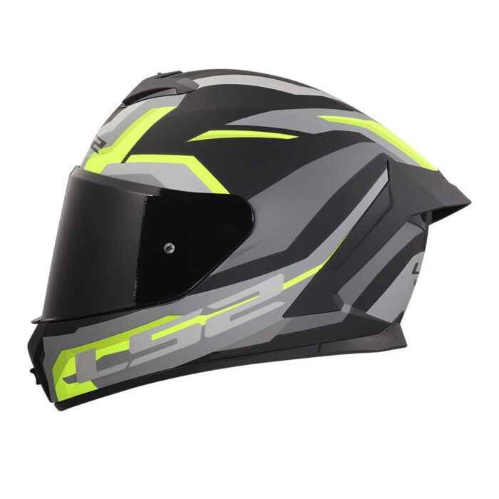 Kaciga LS2 Full Face FF820 RAPID III HYPER crno žuta - Slika 2