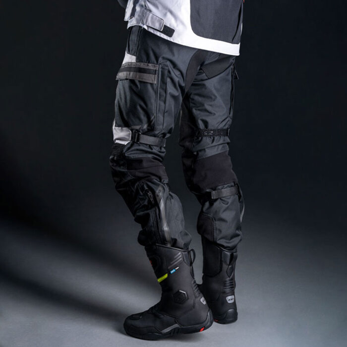 Pantalone LS2 NORWAY muške crno sive - Slika 4