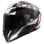 Kaciga LS2 Full Face FF805 THUNDER CARBON VOLT crno plava - Slika 7