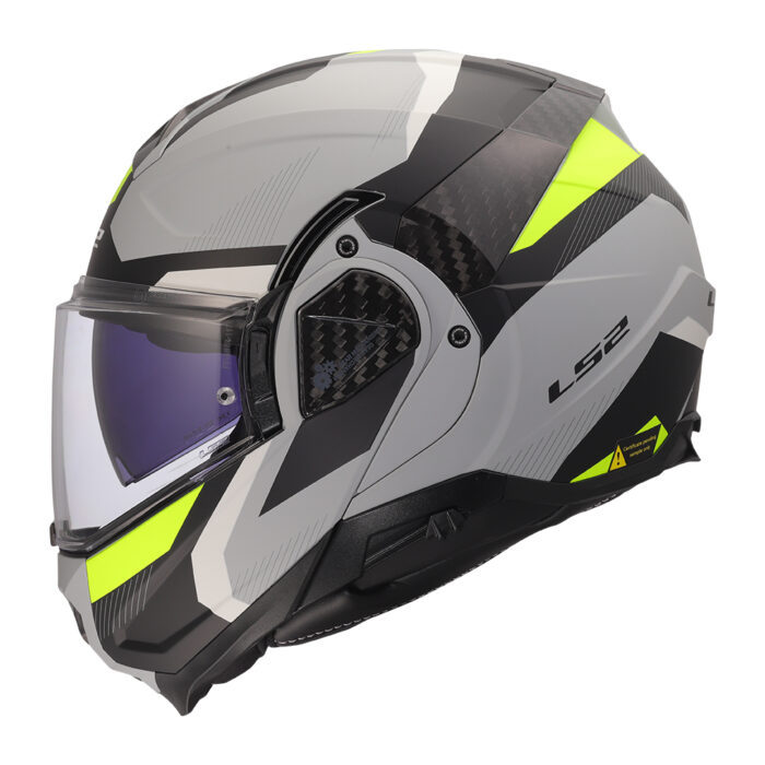 Kaciga LS2 Flip Up FF910 ADVANT II TRIPLE LIGHT siva - Slika 2
