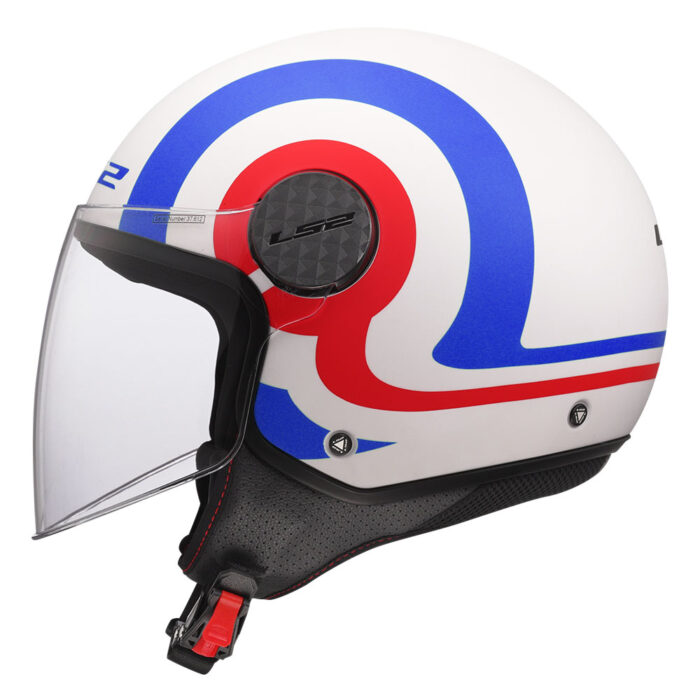 Kaciga LS2 Jet OF558 SPHERE LUX II URBY belo plavo crvena - Slika 2