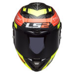 Kaciga LS2 Full Face FF805 THUNDER CARBON ATTACK crveno žuta - Slika 4