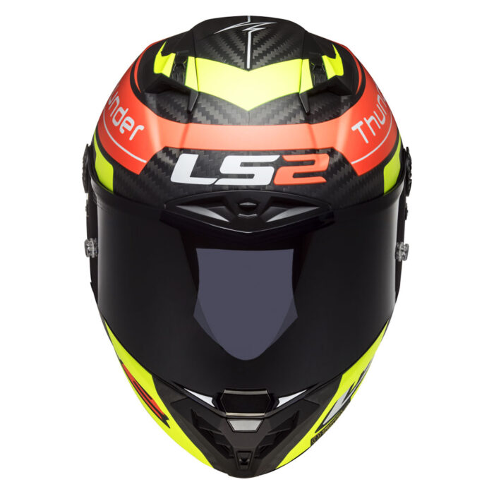 Kaciga LS2 Full Face FF805 THUNDER CARBON ATTACK crveno žuta - Slika 4
