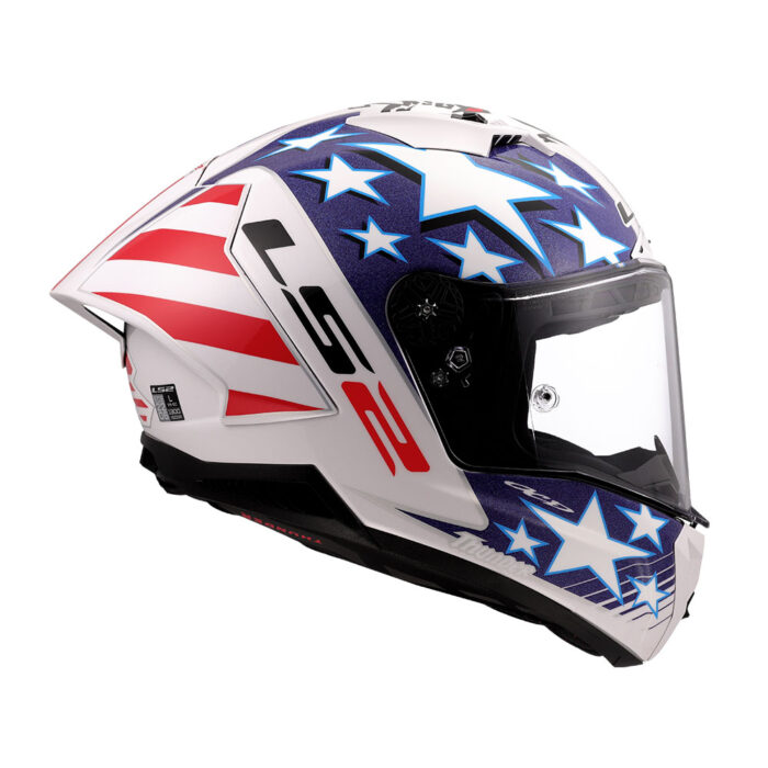 Kaciga LS2 Full Face FF805 THUNDER CARBON GP AERO REPLICA BAZ crveno belo plava - Slika 6