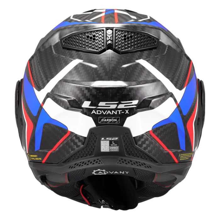 Kaciga LS2 Flip Up FF901 ADVANT X FUTURE carbon plavo crvena sa naočarima - Slika 4