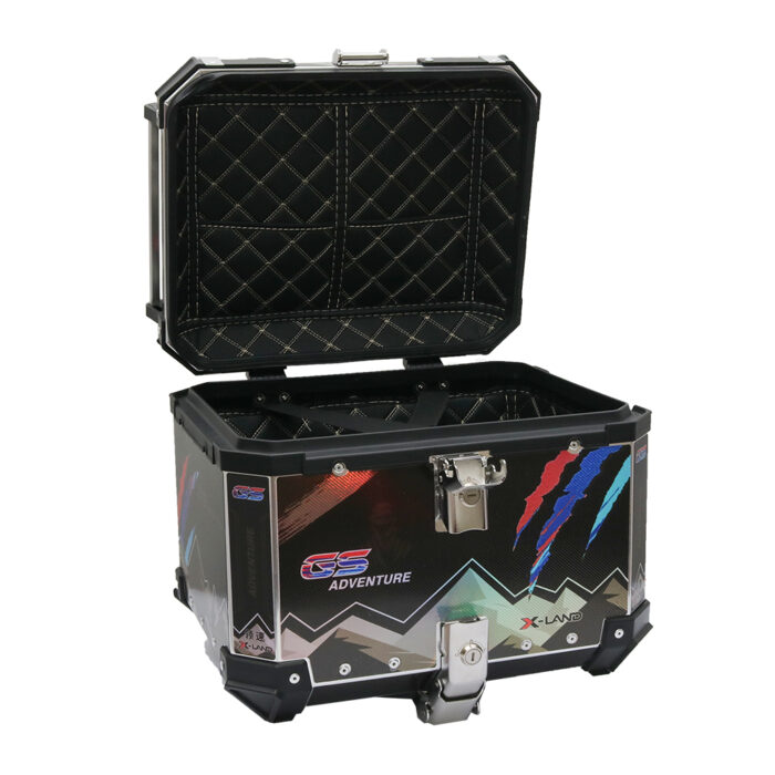 Centralni kofer X-LAND ALU crni ADVENTURE 45L - Slika 2