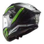 Kaciga LS2 Full Face FF805 THUNDER CARBON SUPRA mat crno zelena - Slika 3
