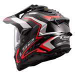 Kaciga LS2 Enduro MX701 EXPLORER CARBON FRONTIER II crvena - Slika 3