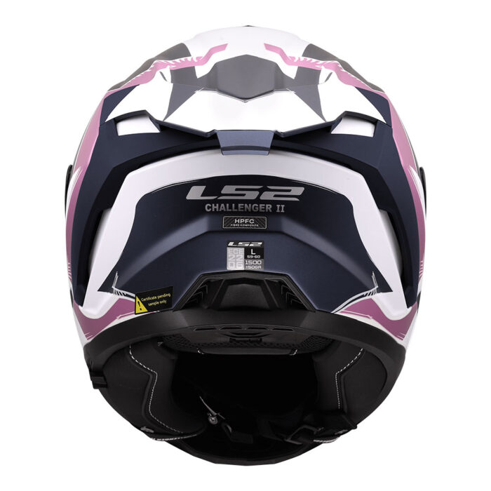 Kaciga LS2 Full Face FF817 CHALLENGER II FLAMAN belo roza - Slika 4