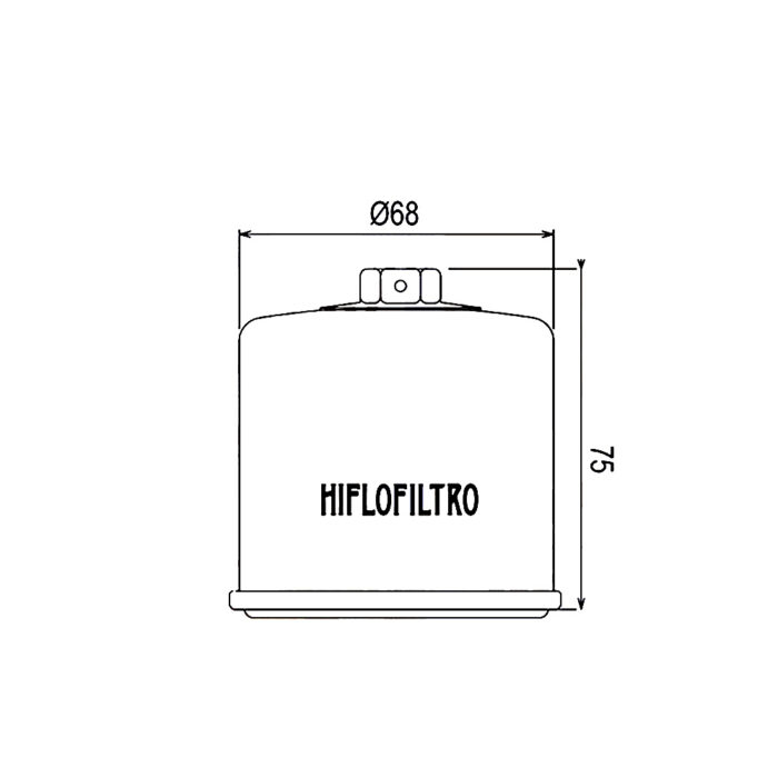 Filter ulja HF138RC Hiflo (RACING) - Slika 2