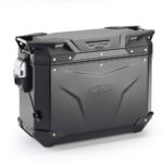 Bočni kofer GIVI TREKKER OUTBACK MONOKEY® CAM SIDE EVO SMART 37 BLACK LINE ALU crni levi 37L