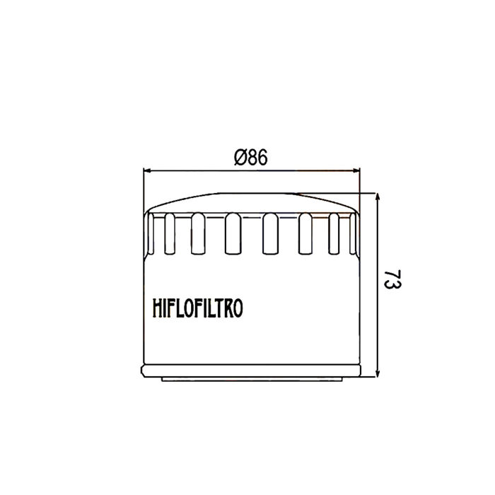 Filter ulja HF557 Hiflo - Slika 2