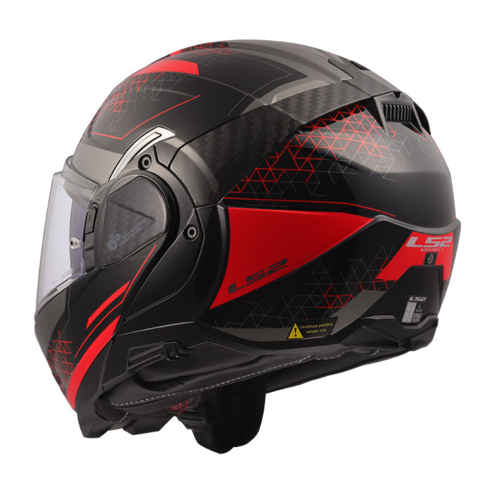 Kaciga LS2 Flip Up FF910 ADVANT II ASTRAL crvena - Slika 4