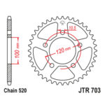 Lančanik zadnji JT JTR3-47 (525) 47 zuba - Slika 5