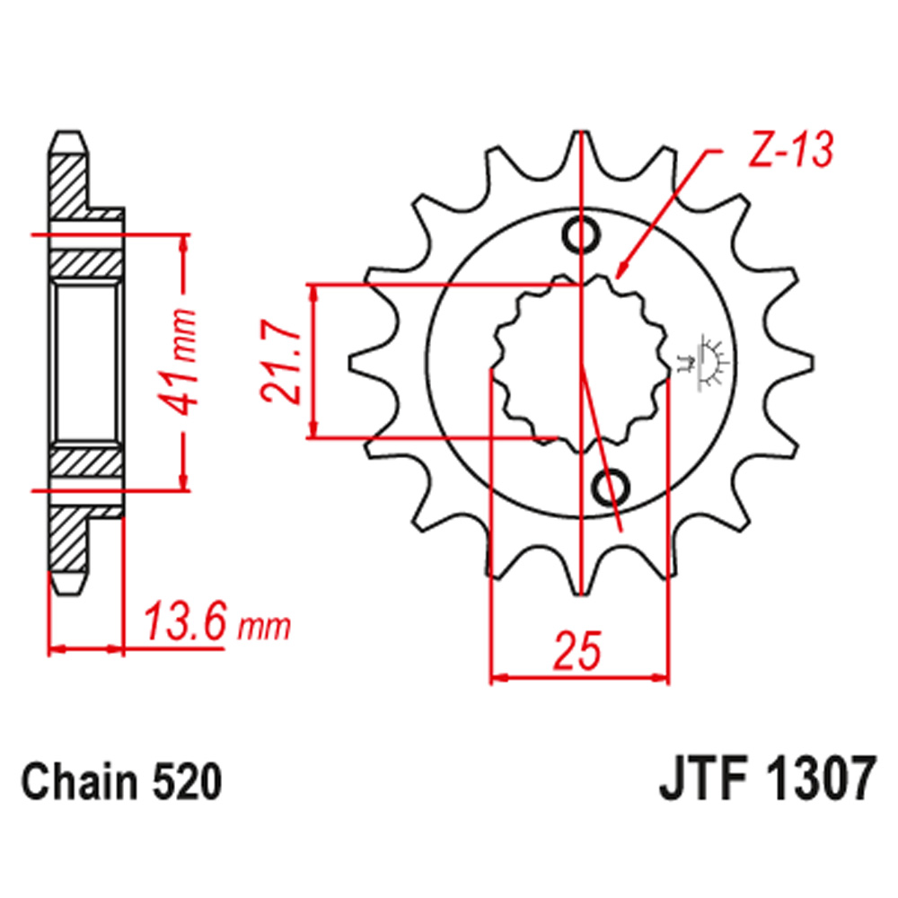 19d0d6fe-471b-427b-8753-98bf05cf7531.jpg Lančanik prednji JT JTF1307-15-50-32050 (520)15 zuba - Slika 1