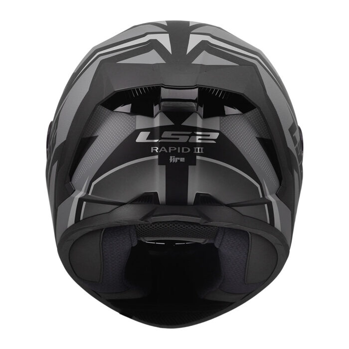 Kaciga LS2 Full Face FF820 RAPID III XTREM crno siva - Slika 4