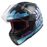 Kaciga LS2 Full Face FF353 RAPID PLAYER crno plava - Slika 4