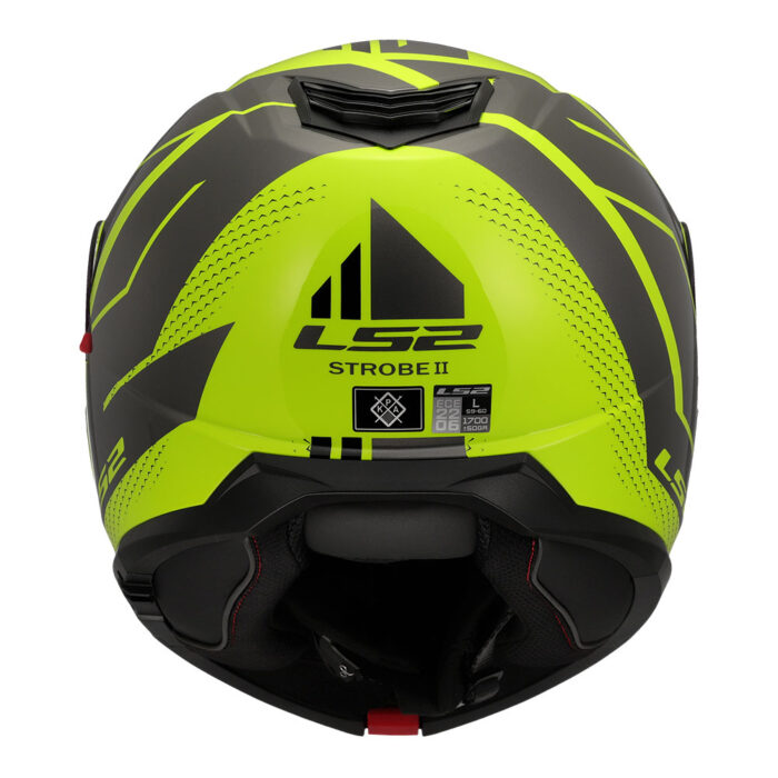 Kaciga LS2 Flip Up FF908 STROBE II CODE žuto siva - Slika 4