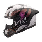 Kaciga LS2 Full Face FF820 RAPID III BOHO belo crno roza - Slika 2