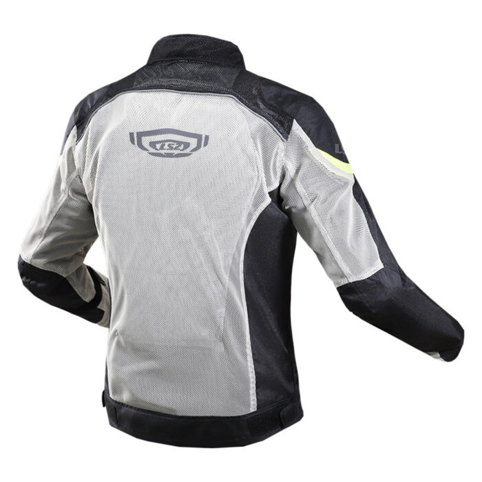 Jakna LS2 AIRY EVO ženska crno sivo žuta - Slika 2