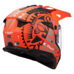 Kaciga LS2 Enduro MX702 PIONEER II RANGI mat narandžasta - Slika 5