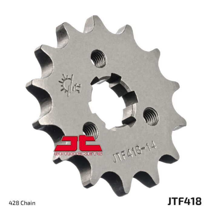 Lančanik prednji JT  JTF418-15 (428)15 zuba - Slika 2