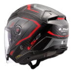 Kaciga LS2 Jet OF603 INFINITY II CARBON URUS crno crvena - Slika 3