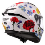 Kaciga LS2 Full Face FF808 STREAM II FLOWERS bela sa naočarima - Slika 5