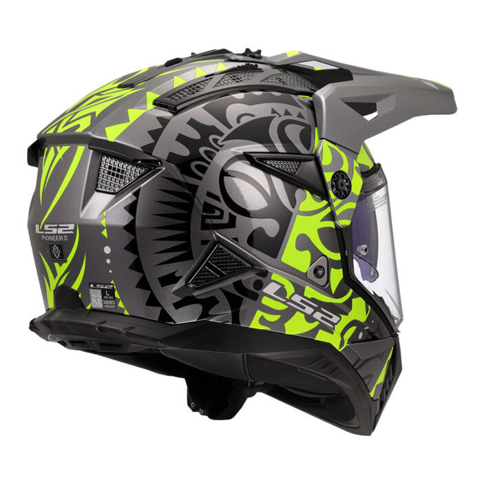 Kaciga LS2 Enduro MX702 PIONEER II RANGI žuta - Slika 5