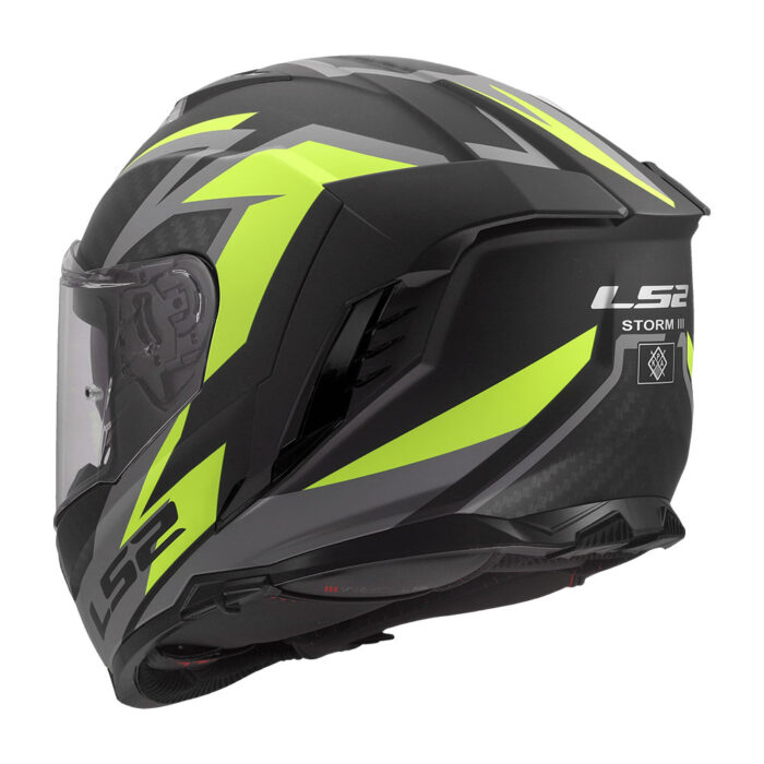 Kaciga LS2 Full Face FF818 STORM III DYNAMO crno žuta - Slika 3