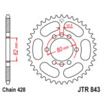 Lančanik zadnji JT  JTR6-47 (525) 47 zuba - Slika 7
