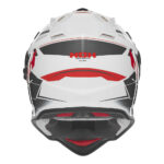 Kaciga NOX Enduro sa vizirom N312 VAPOR belo crvena - Slika 3
