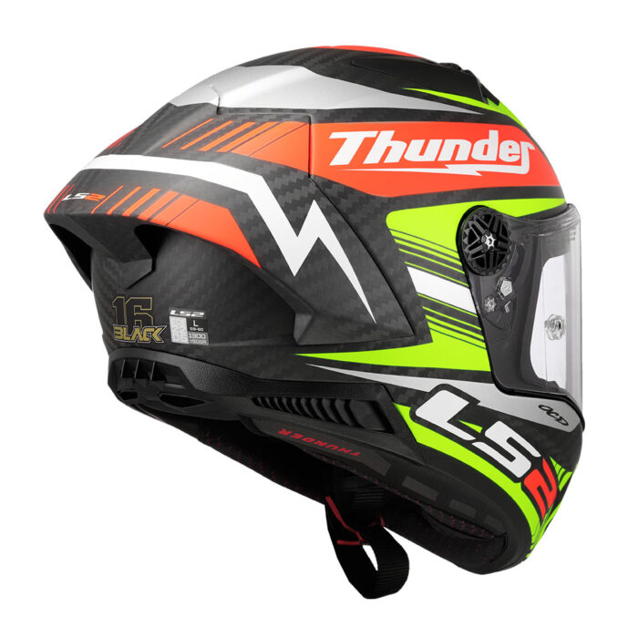 Kaciga LS2 Full Face FF805 THUNDER CARBON GP AERO REPLICA crna - Slika 5