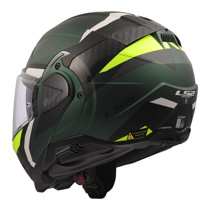 Kaciga LS2 Flip Up FF910 ADVANT II TRIPLE OLIVE - Slika 3