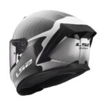 Kaciga LS2 Full Face FF820 RAPID III FLOW belo siva - Slika 3